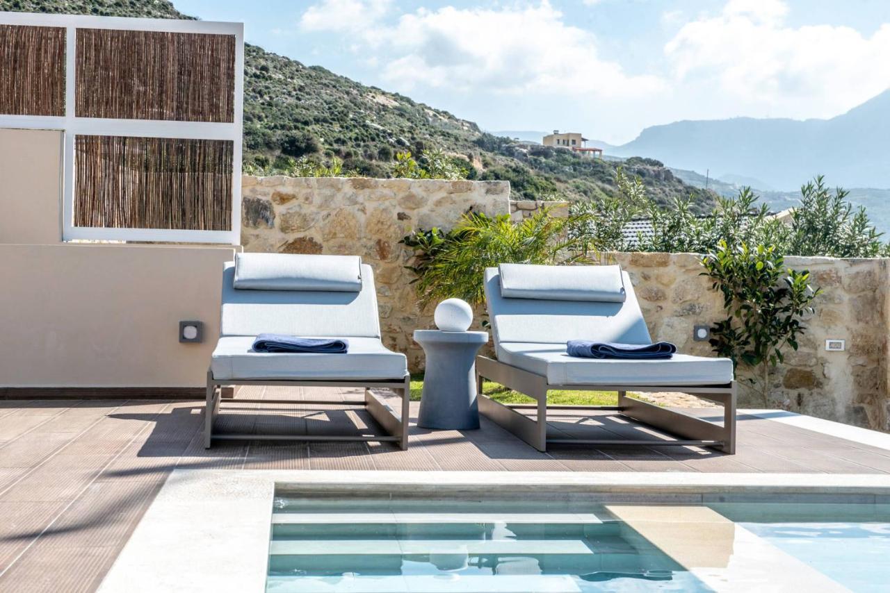 Cielo E Mare Villas I "Free" Heated Pools & Seaview Phalasarna Exterior foto