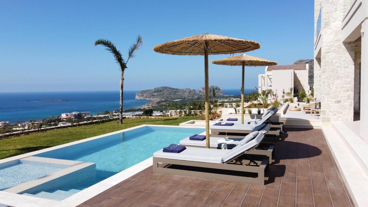 Cielo E Mare Villas I "Free" Heated Pools & Seaview Phalasarna Exterior foto