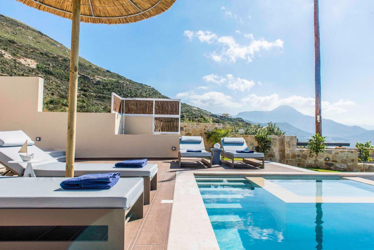 Cielo E Mare Villas I "Free" Heated Pools & Seaview Phalasarna Exterior foto
