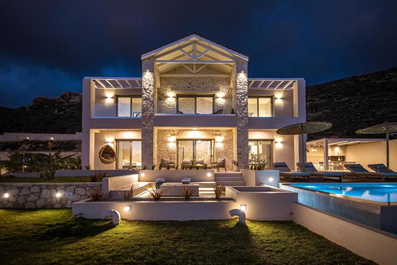 Cielo E Mare Villas I "Free" Heated Pools & Seaview Phalasarna Exterior foto