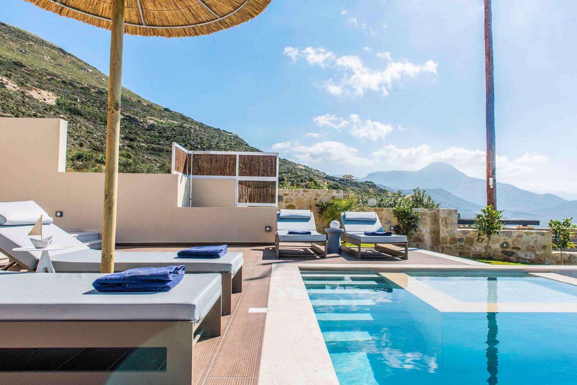 Cielo E Mare Villas I "Free" Heated Pools & Seaview Phalasarna Exterior foto