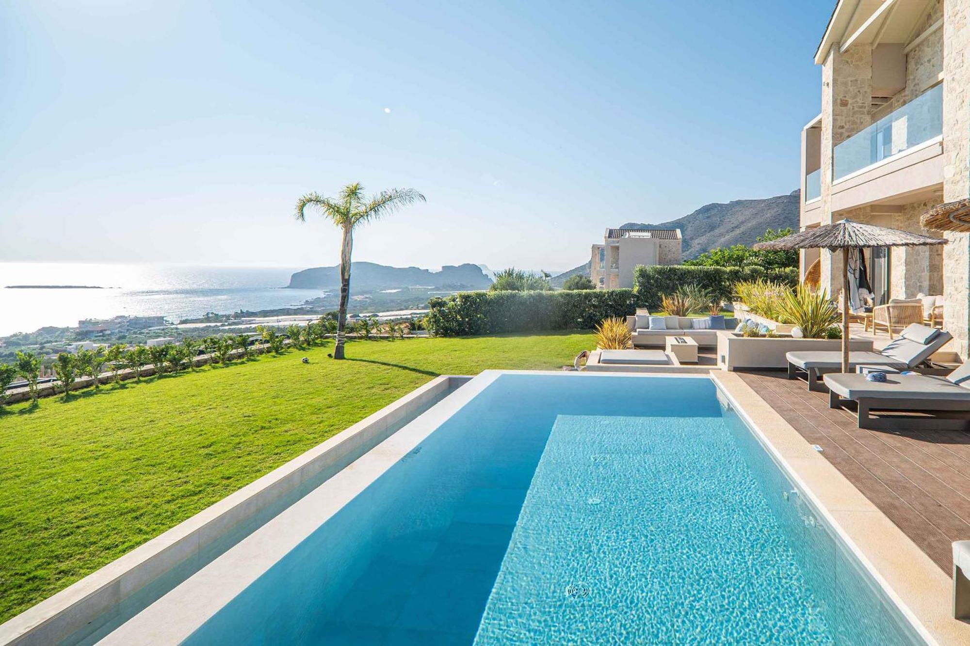 Cielo E Mare Villas I "Free" Heated Pools & Seaview Phalasarna Exterior foto